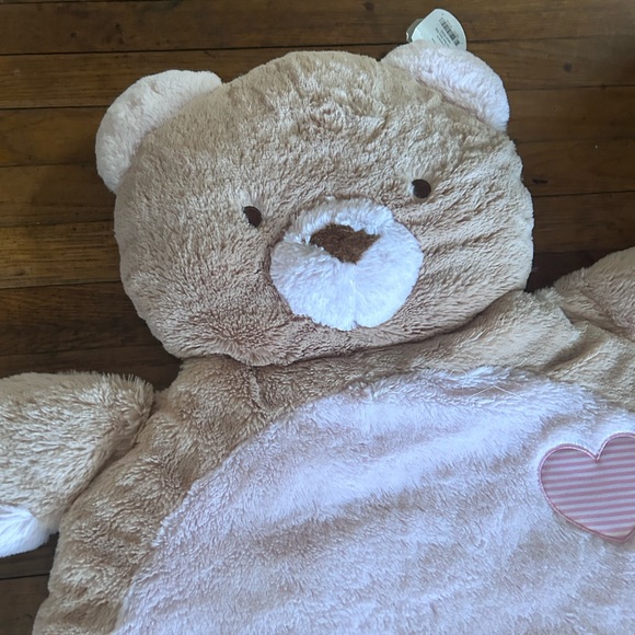 NWT Mary Meyer Plush Tan Bear Play Mat Newborn - Picture 4 of 5